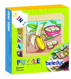 Cykl Wzrostu Banana Puzzle Warstwowe