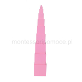 Różowa Wieża Montessori - Premium