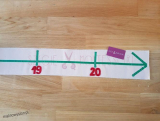 Oś Liczbowa 2 częściowa 14  Metrów 