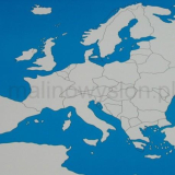 Europa Mapa Kontrolna Bez Podpisów