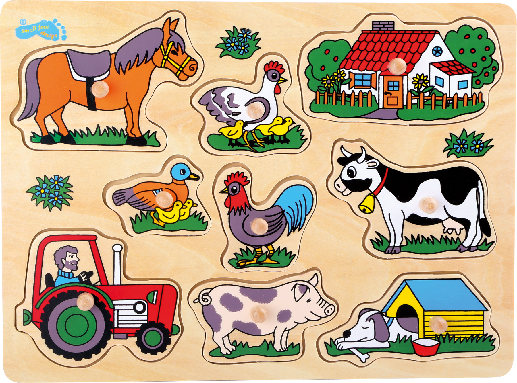 Puzzle Drewniane Farma