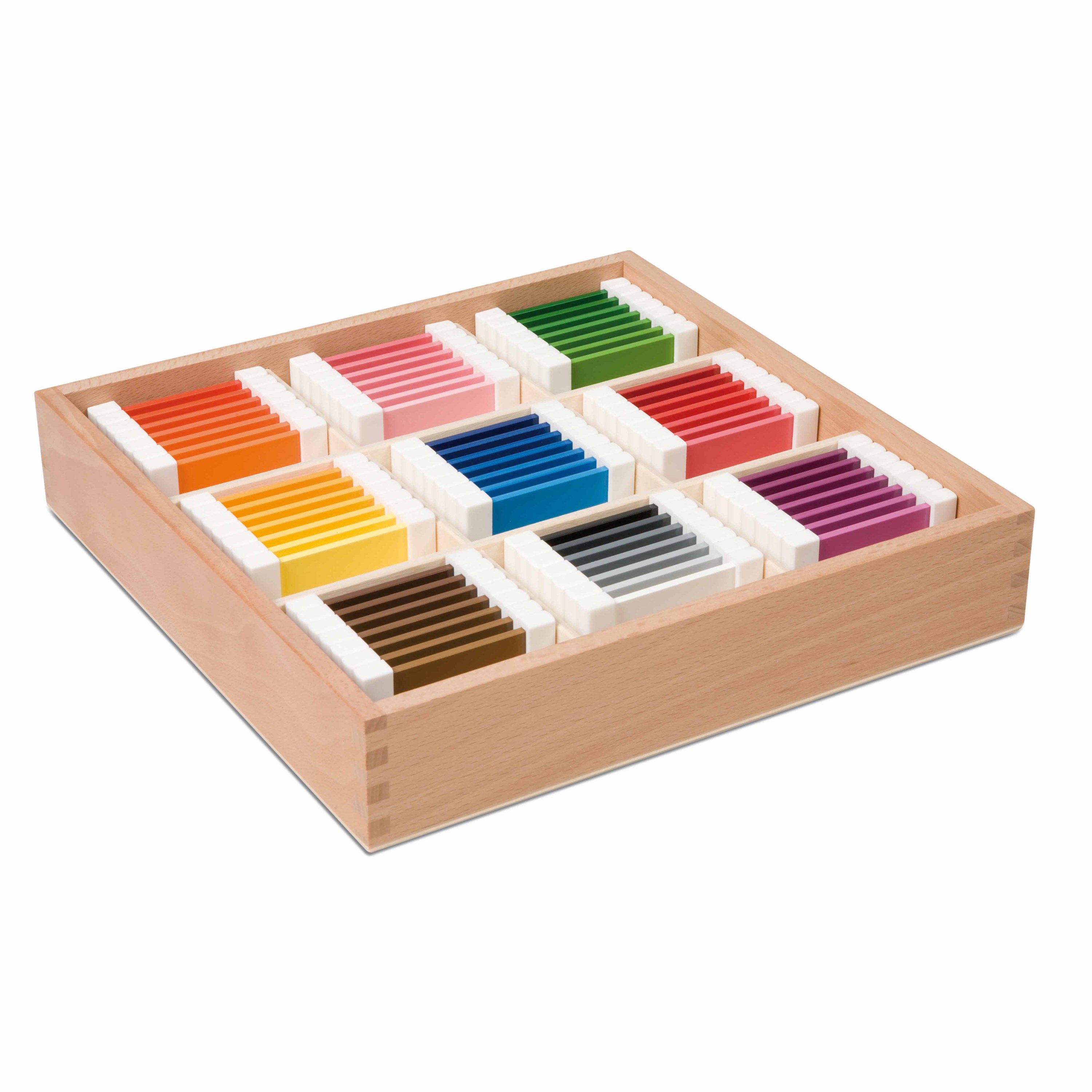 Kolorowe Tabliczki nr 3 Nienhuis Montessori