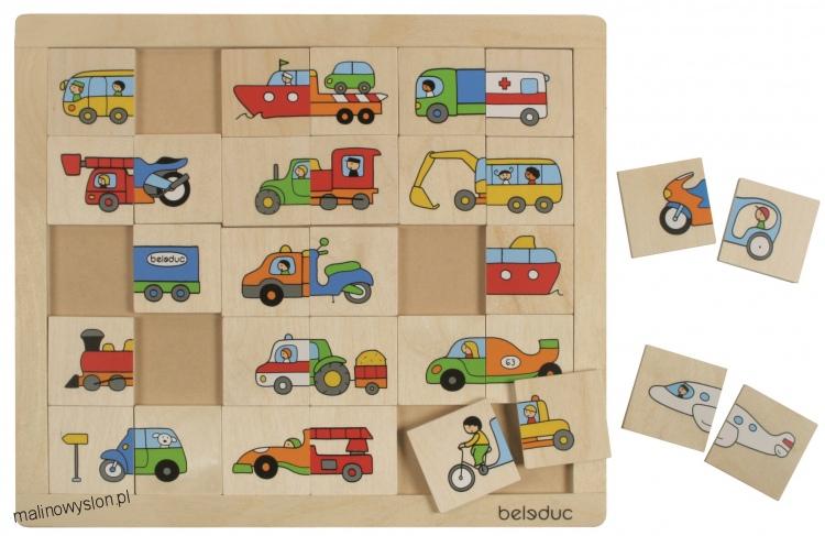 Dopasuj Pojazdy Puzzle