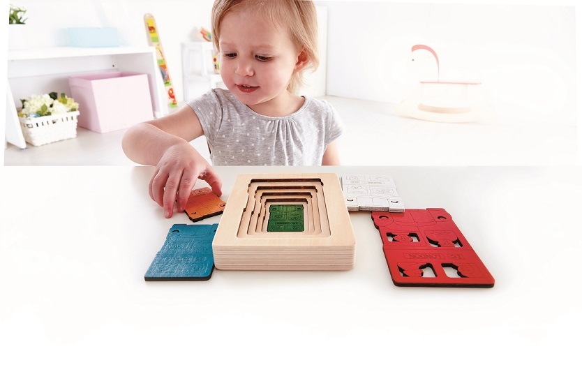 Autobusy Puzzle Warstwowe