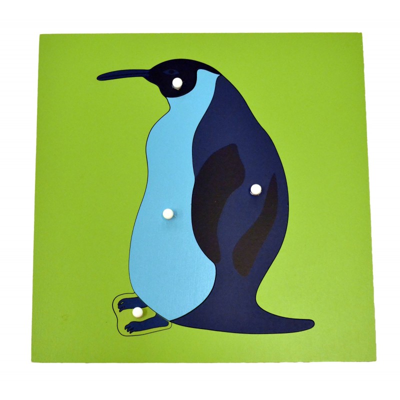 Pingwin Puzzle Drewniane
