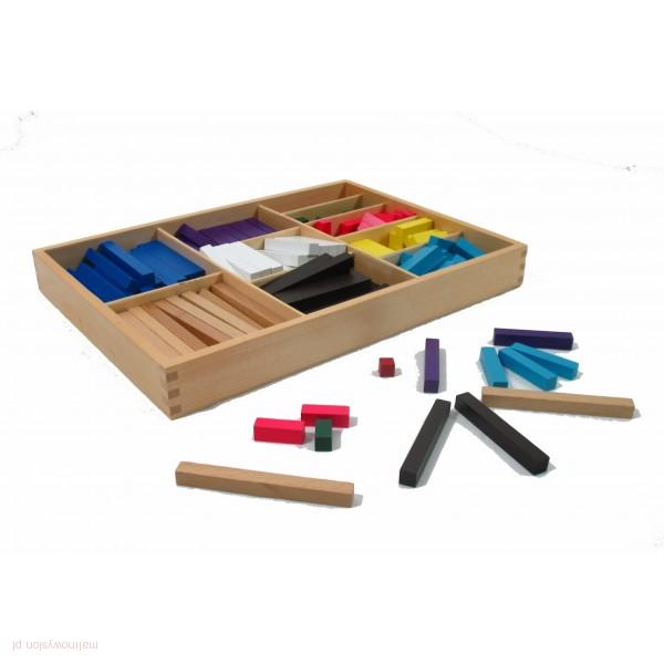 Kolorowe Beleczki Numeryczne Montessori