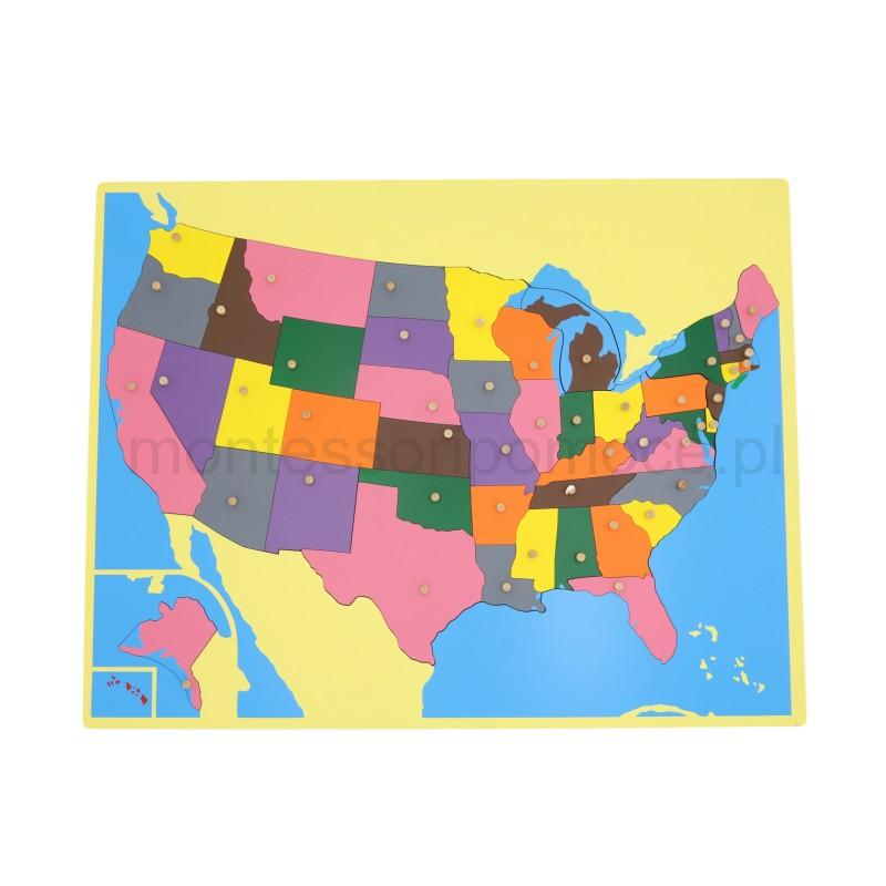Mapa USA - Puzzle