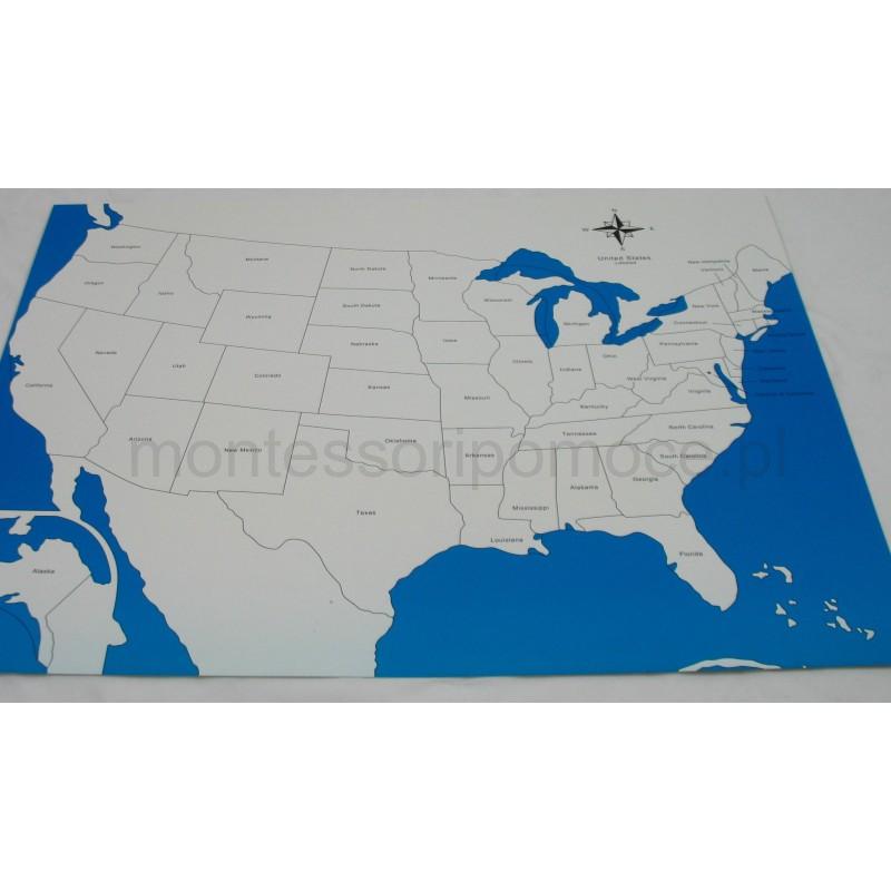 Mapa Kontrolna z Podpisami - USA
