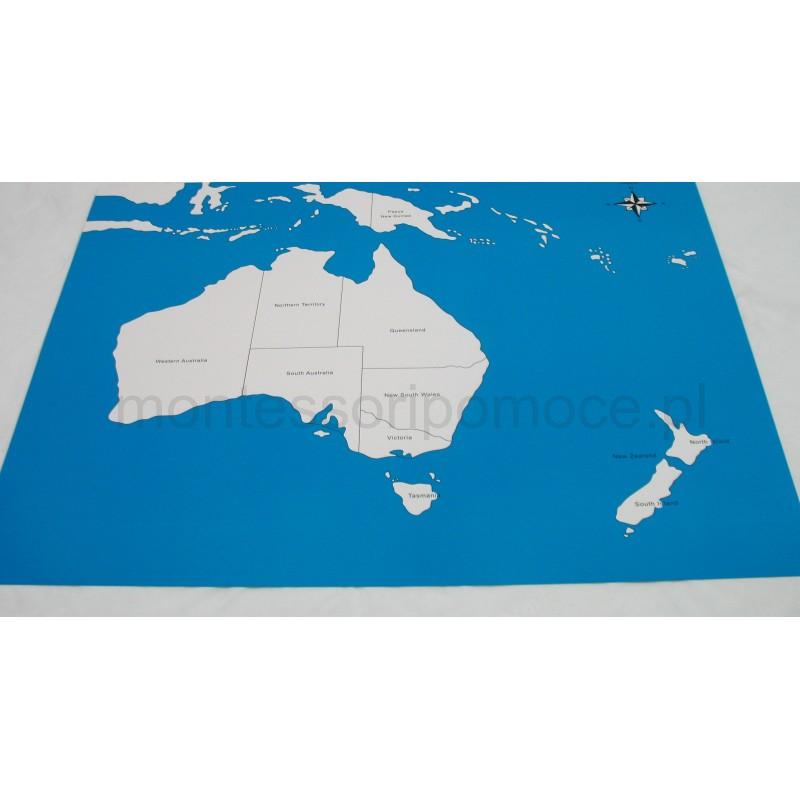 Mapa Kontrolna z Podpisami - AUSTRALIA