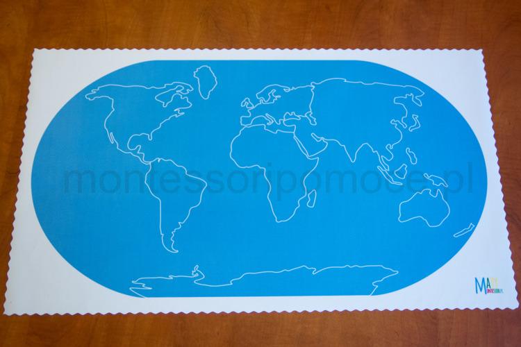 Mapa Konturowa Świata