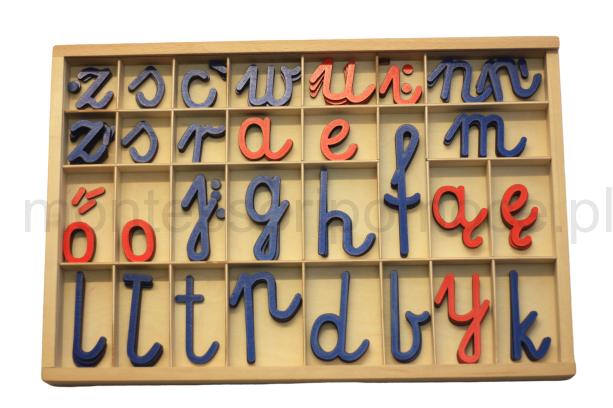Ruchomy alfabet Montessori 96