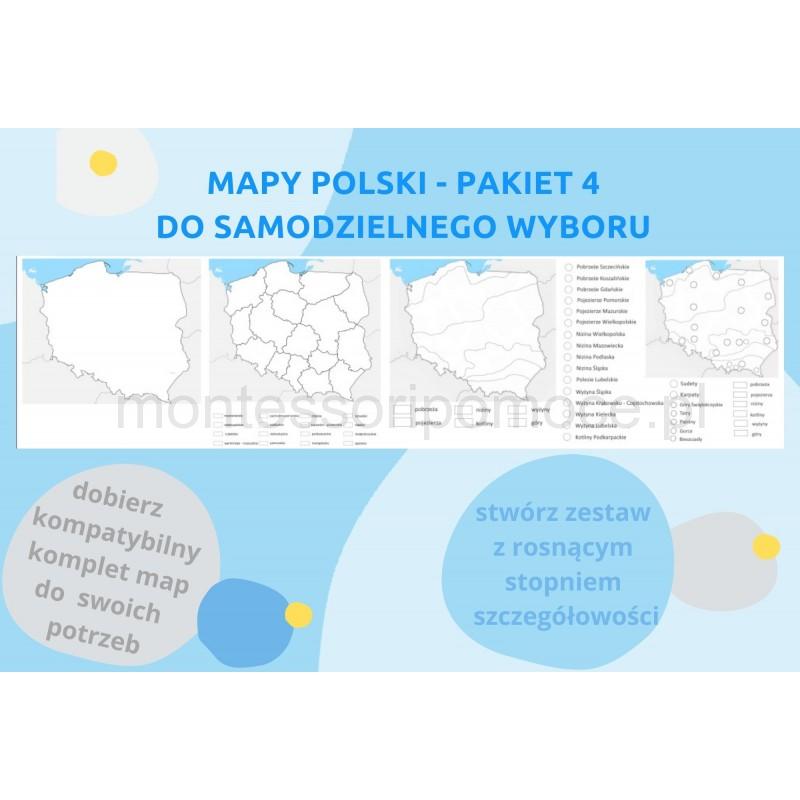 MAPY POLSKI - PAKIET 4 MAP