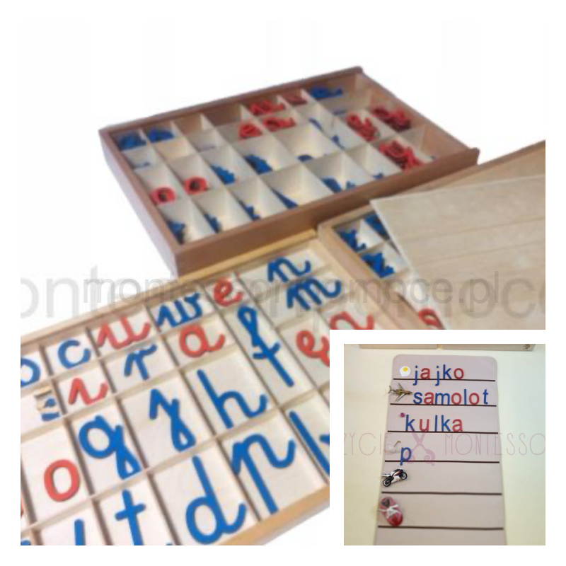 Ruchomy alfabet Montessori  + MATA