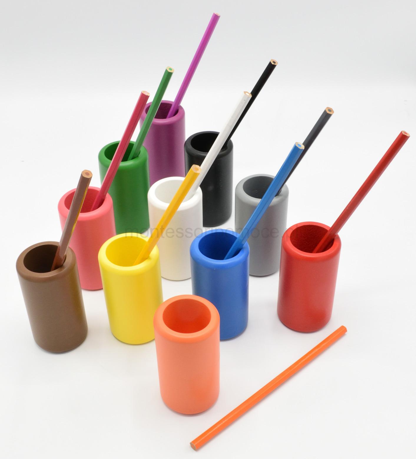 Zestaw 11 Kolorowych Pojemników Na Ołówki Zestaw