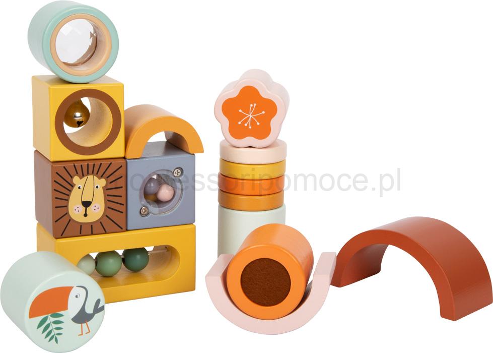 12 Sensorycznych Klocków Montessori