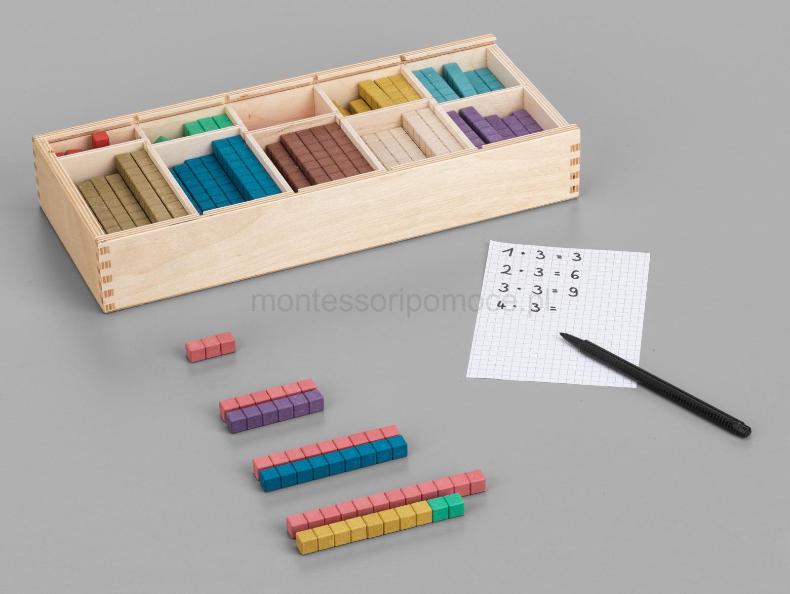 Kostki Do Nauki Liczenia 200 szt Montessori