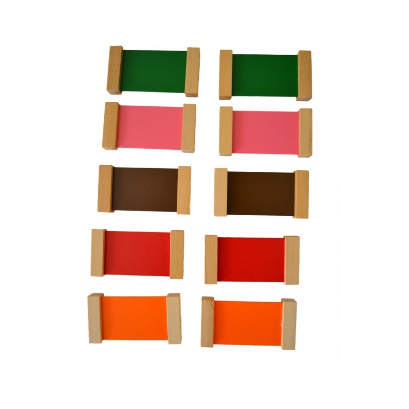 Kolorowe Tabliczki nr 2 Montessori