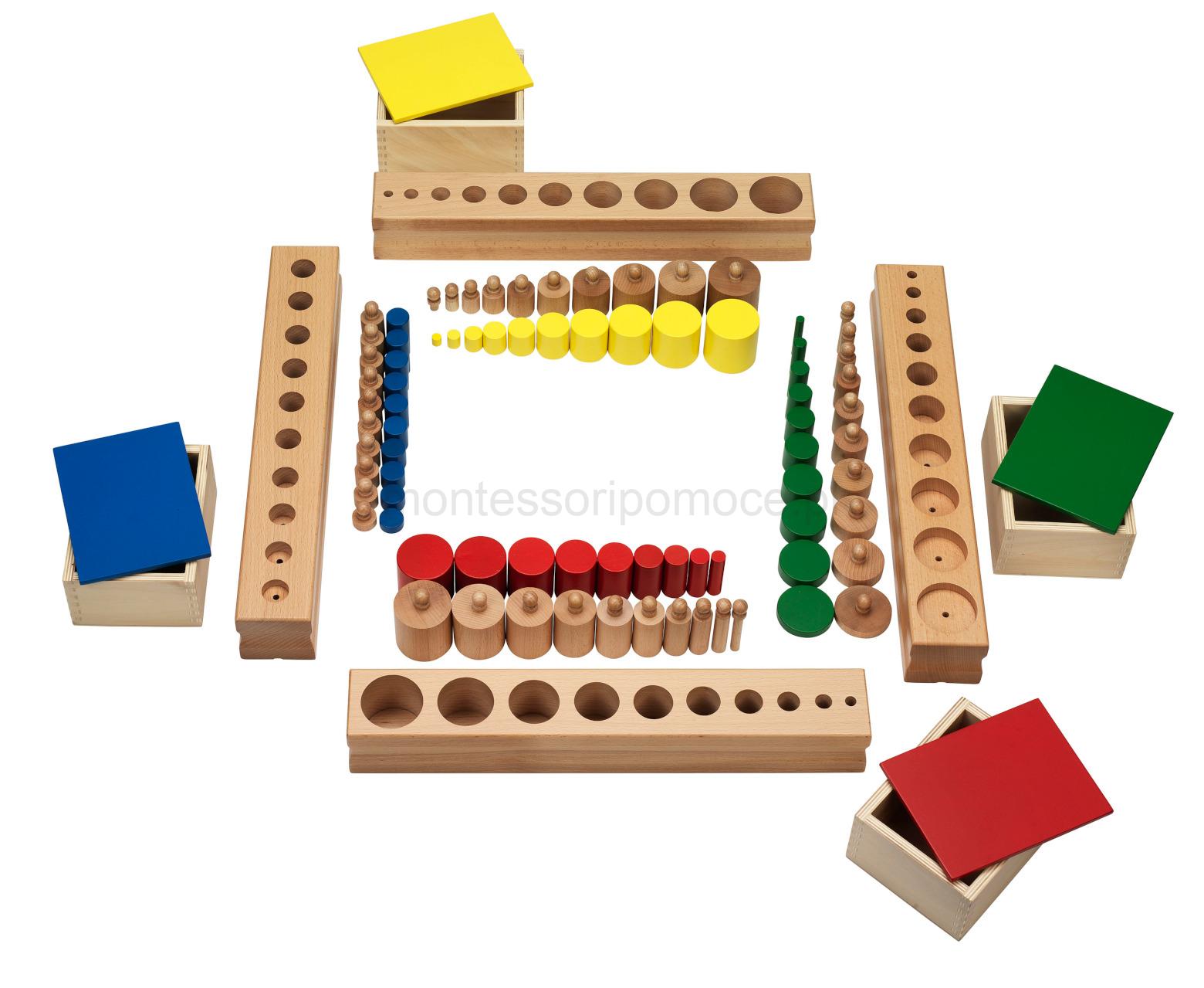 Cylindry Montessori Zestaw Plus