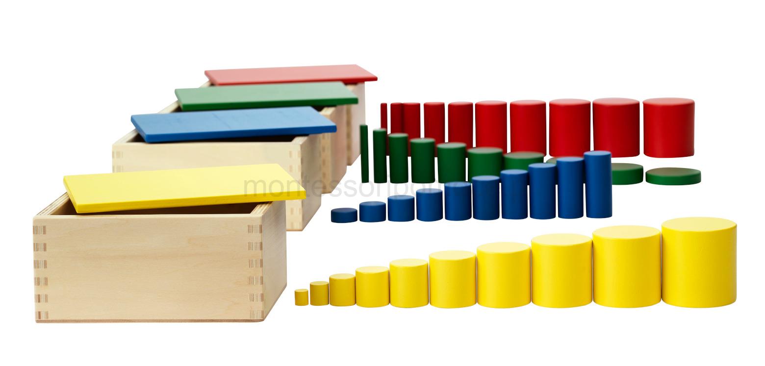 Cylindry Montessori Zestaw Plus