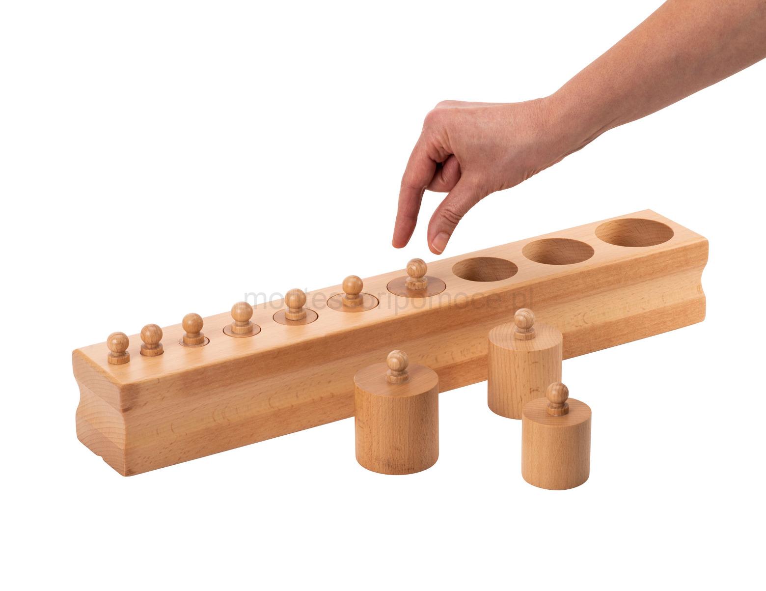 Cylindry Montessori Zestaw Plus