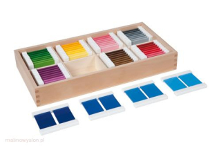 Kolorowe Tabliczki nr 4 Nienhuis Montessori
