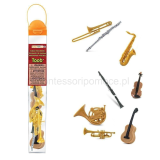 Instrumenty Muzyczne - Figurki w Tubie