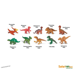 Młode Dinozaury - Figurki w Tubie