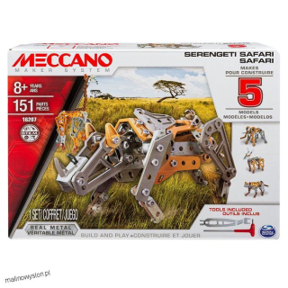Meccano Core - MULTI zestaw 5 modeli - safari