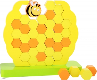Drewniana Układanka - Pszczółka
