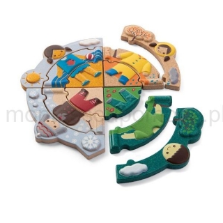 Jak Się Ubrać - Puzzle Dwustronne
