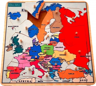 Mapa Europy Puzzle