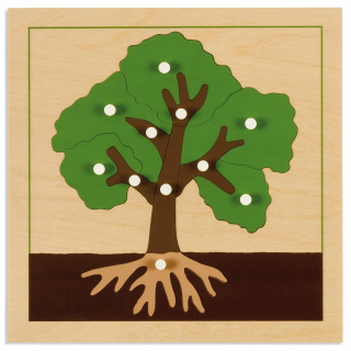 Drzewo Puzzle Botaniczne Nienhuis Montessori