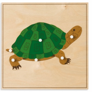 Żółw Puzzle Zoologiczne Nienhuis Montessori