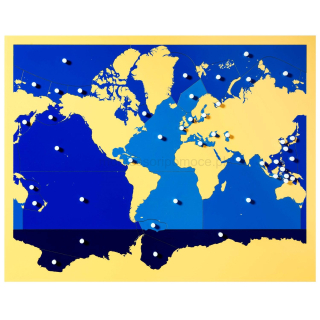 Mapa Morza i Oceany Nienhuis Montessori 