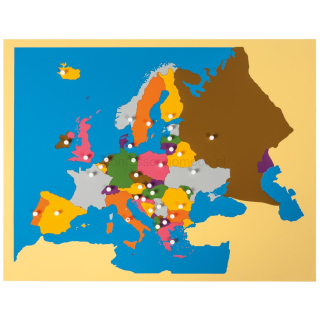 Mapa Europy Niehuis Montessori