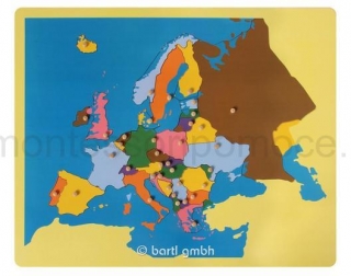 Mapa Europy Puzzle Montessori Premium
