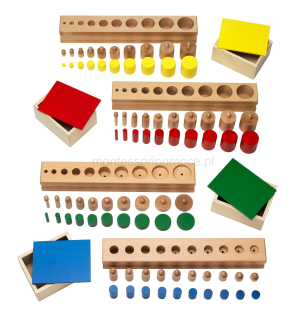 Cylindry Montessori Zestaw Plus