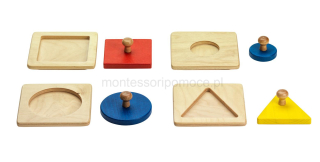 Figury Geometryczne  4 szt Montessori