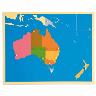 Mapa Australii  Puzzle Nienhuis Montessori