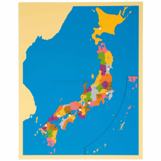 Mapa Japonia Nienhuis Montessori