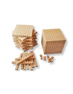 Drewniany System Dziesiętny Montessori